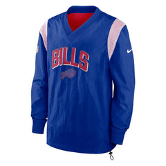 Sideline Athletic Stack V-Neck Pullover Windshirt Jacket - Buffalo Bills Pullover