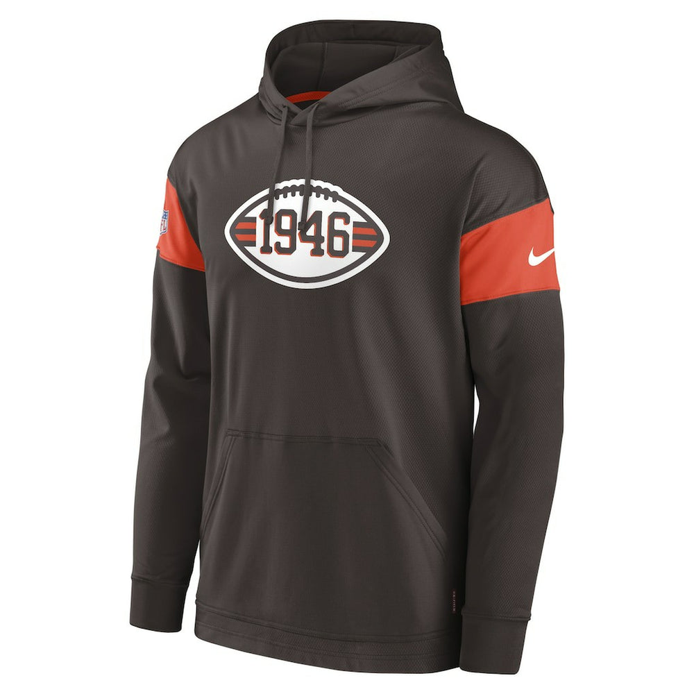 Sideline Arch Jersey Performance Pullover Hoodie - Cleveland Browns Hoodies,Jerseys