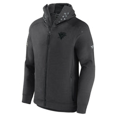 NHL Pittsburgh Penguins Fanatics Authentic Pro Road Tech Lightweight Full-Zip Hoodie Jacket