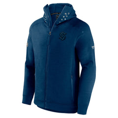 NHL Seattle Kraken Fanatics Authentic Pro Road Tech Lightweight Full-Zip Hoodie Jacket