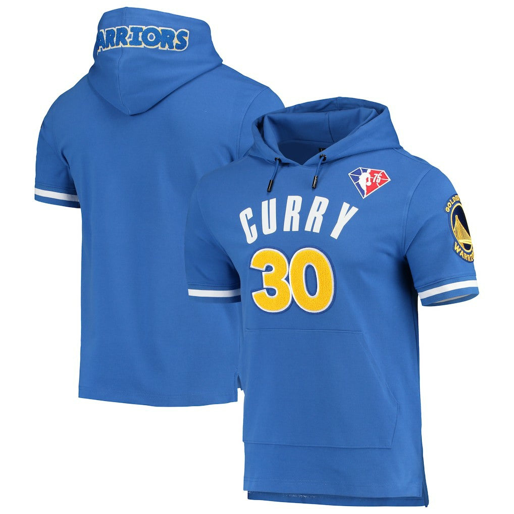 Stephen Curry Golden State Warriors Pro Standard Name & Number Short Sleeve Pullover Hoodie sale