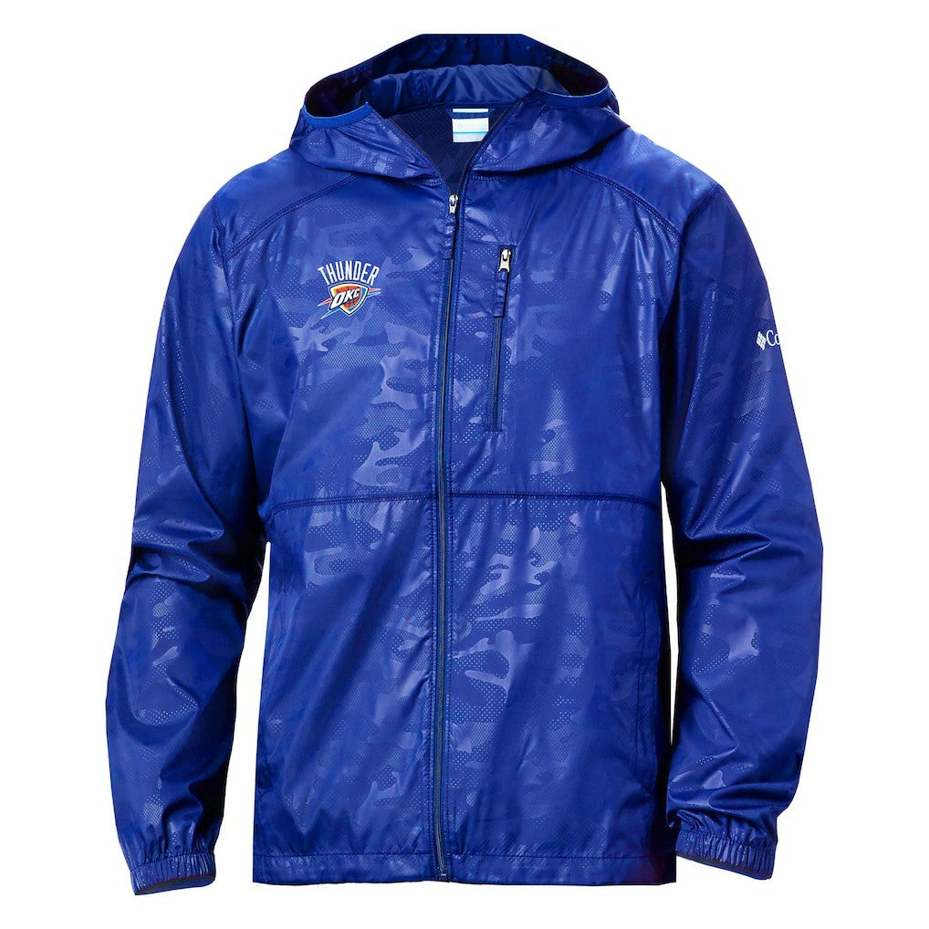 Columbia Oklahoma City Thunder Camo Flash Forward Full-Zip Windbreaker Jacket