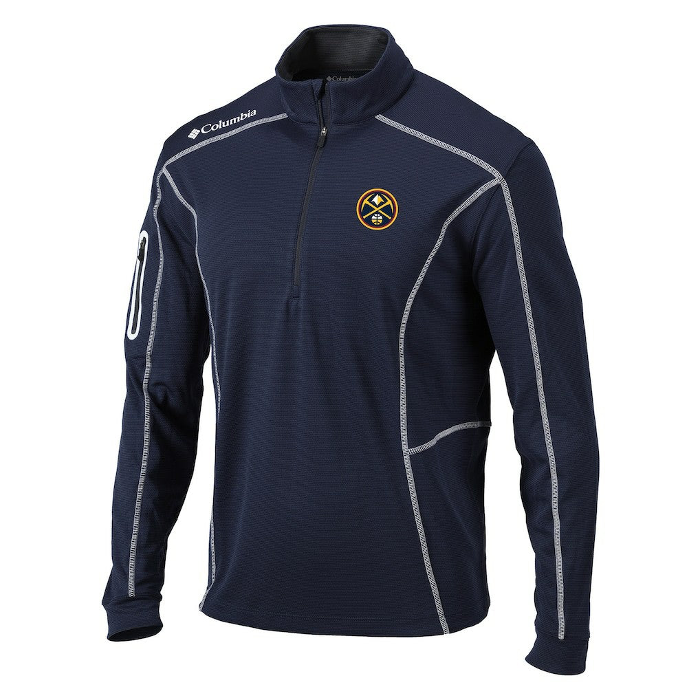 Columbia Denver Nuggets Shotgun Quarter-Zip Pullover Jacket sale
