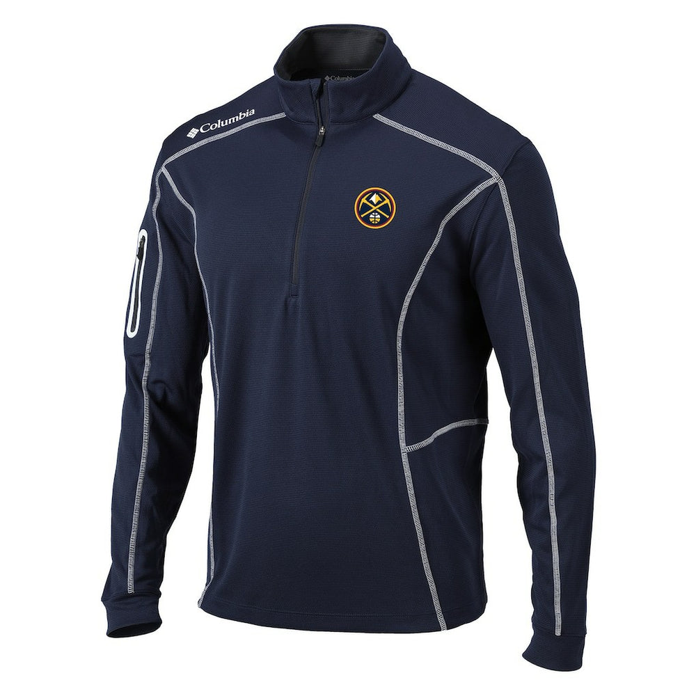 Columbia Denver Nuggets Shotgun Quarter-Zip Pullover Jacket sale