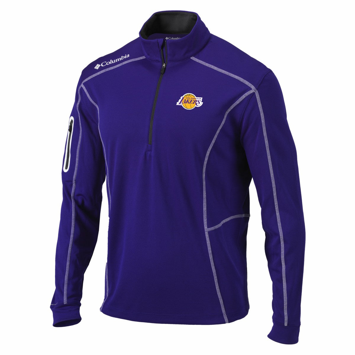Columbia Los Angeles Lakers Shotgun Quarter-Zip Pullover Jacket