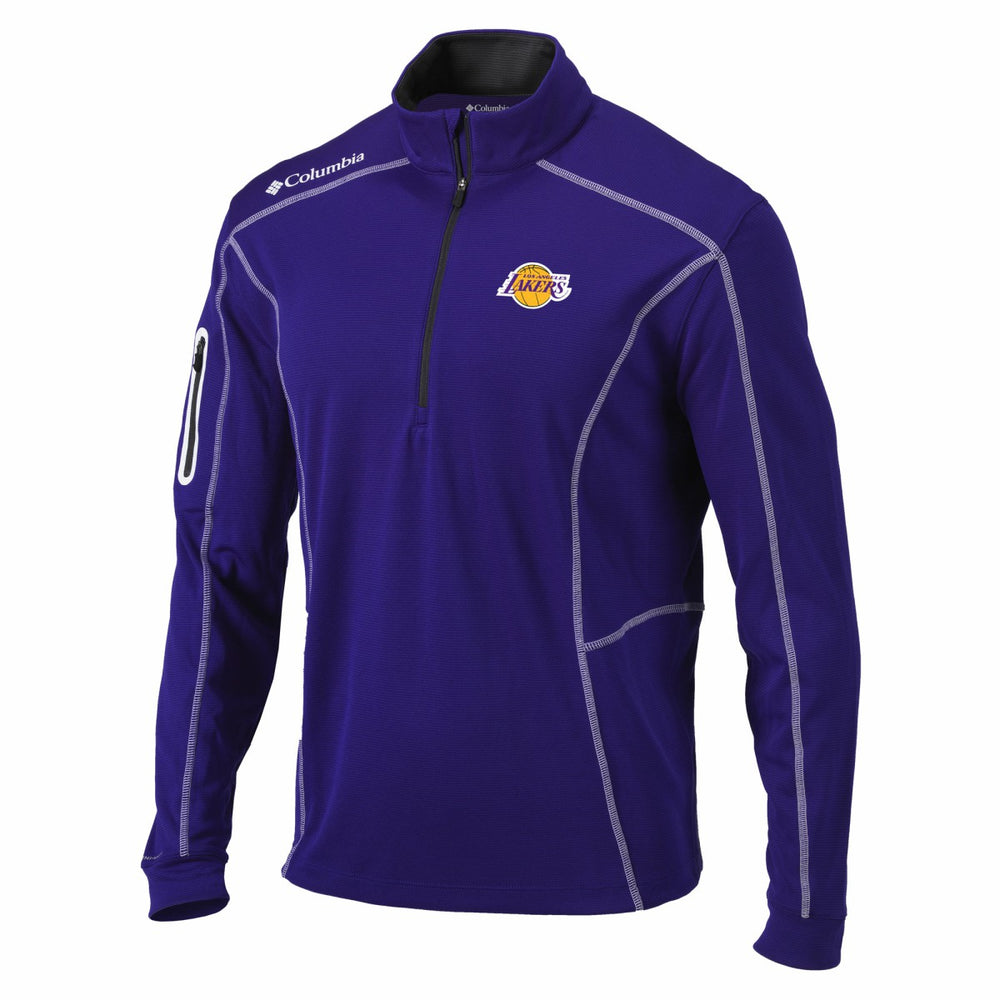 Columbia Los Angeles Lakers Shotgun Quarter-Zip Pullover Jacket