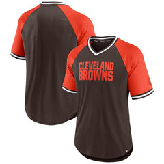 Second Wind Raglan V-Neck T-Shirt - Cleveland Browns T-shirts
