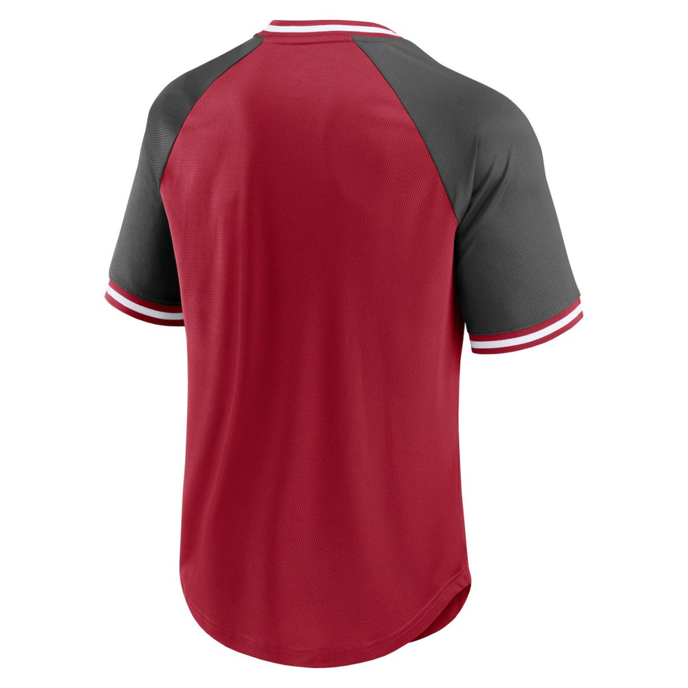 Second Wind Raglan V-Neck T-Shirt - Tampa Bay Buccaneers T-shirts
