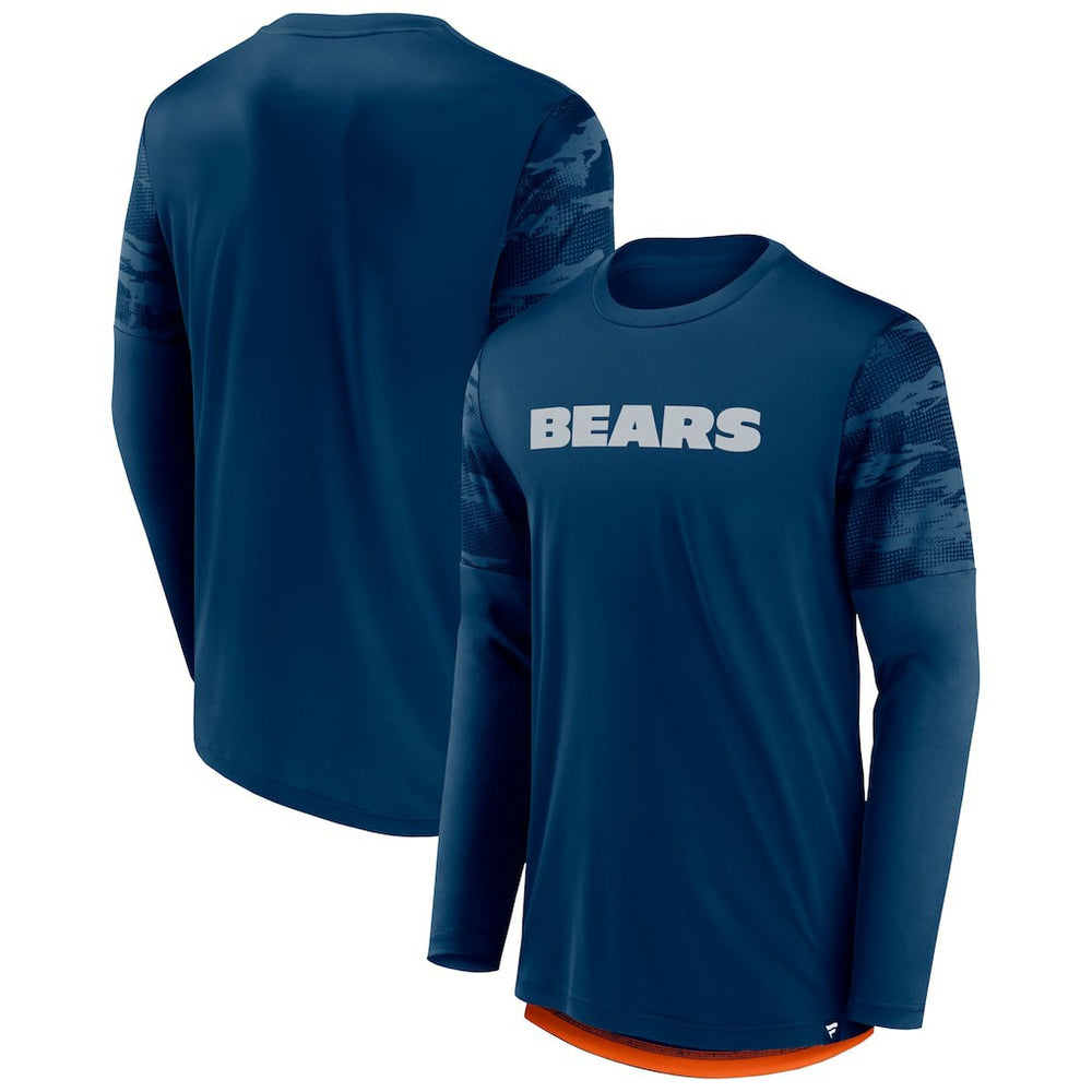 Square Off Long Sleeve T-Shirt - Chicago Bears T-shirts
