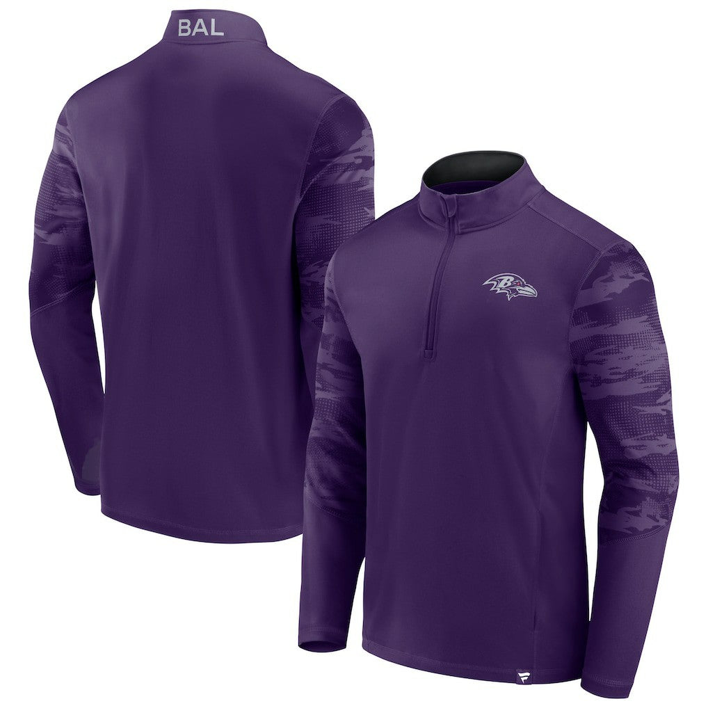 Ringer Quarter-Zip Jacket - Baltimore Ravens Jackets