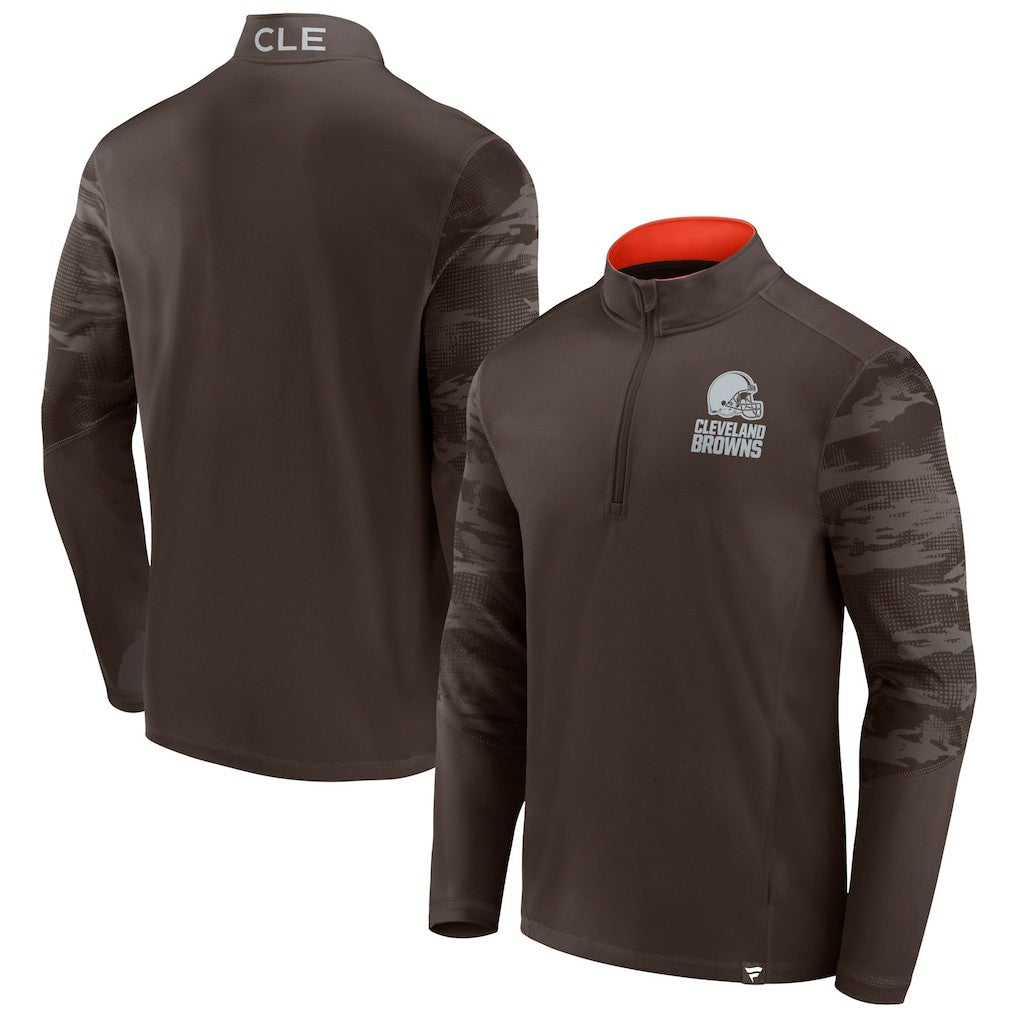 Ringer Quarter-Zip Jacket - Cleveland Browns Jackets