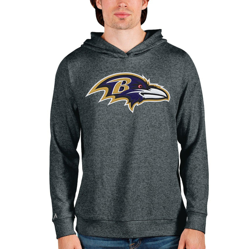 Antigua Team Absolute Pullover Hoodie - Baltimore Ravens Hoodies
