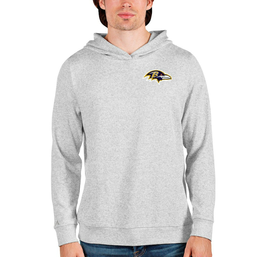 Antigua Absolute Pullover Hoodie - Baltimore Ravens Hoodies