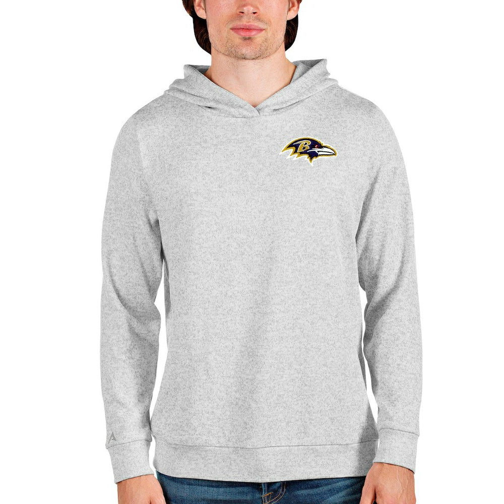 Antigua Absolute Pullover Hoodie - Baltimore Ravens Hoodies