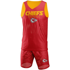 FOCO Colorblock Mesh V-Neck & Shorts Set - Kansas City Chiefs Shorts
