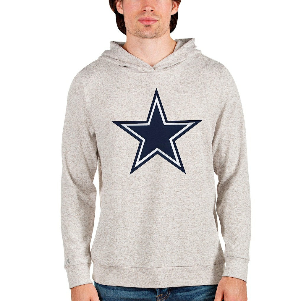 Antigua Absolute Logo Pullover Hoodie - Dallas Cowboys Hoodies