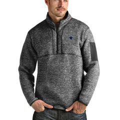 Antigua Fortune Quarter-Zip Pullover Jacket - Dallas Cowboys Pullover