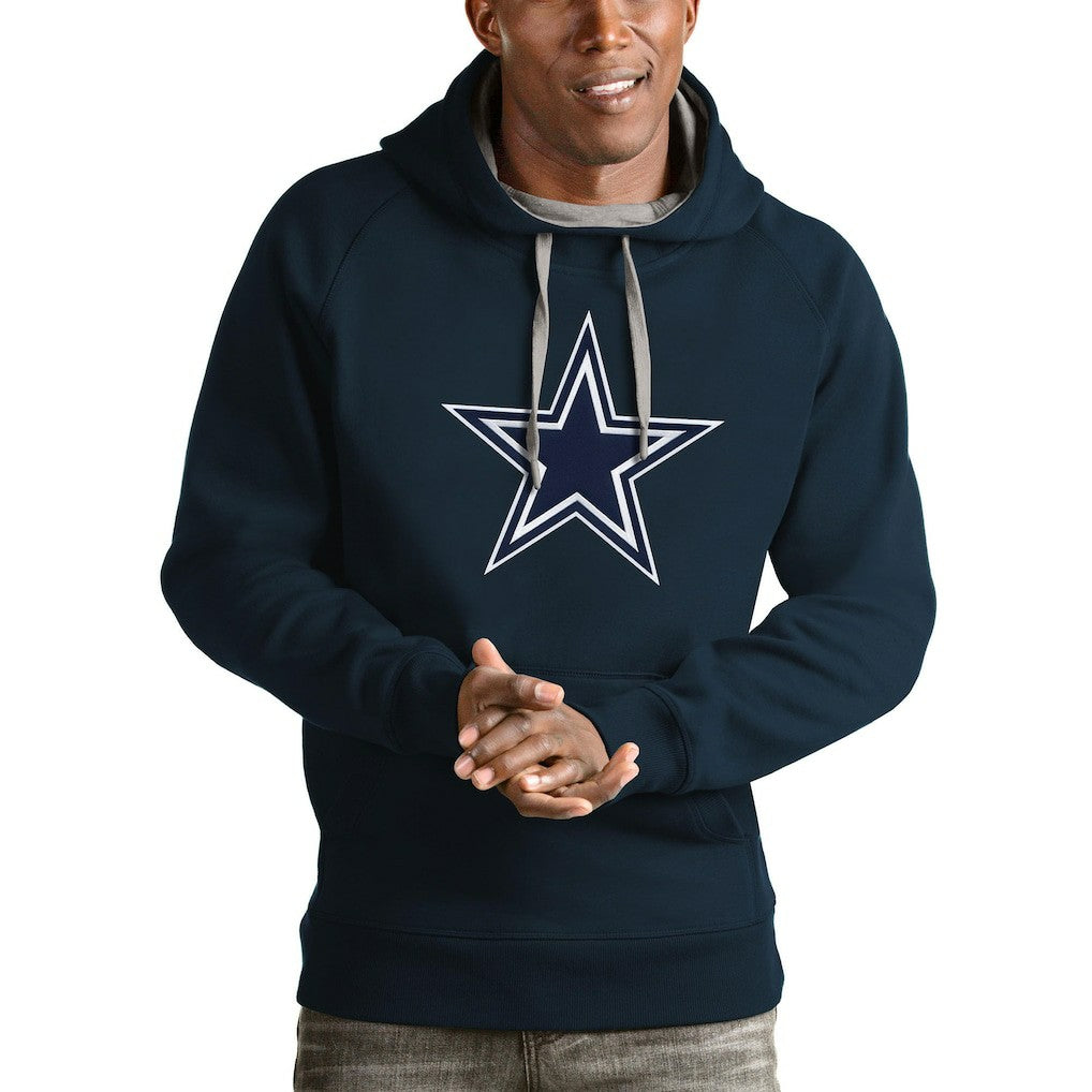 Antigua Victory Pullover Hoodie - Dallas Cowboys Hoodies