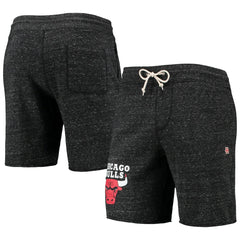 Chicago Bulls Homage Primary Logo Tri-Blend Sweat Shorts