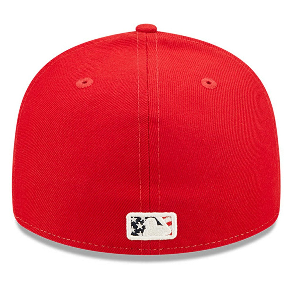 Red Miami Marlins New Era 2022 4th of July Low Profile 59FIFTY Fitted Hat