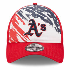 Red Athletics New Era 2022 4th of July 9TWENTY Adjustable Hat