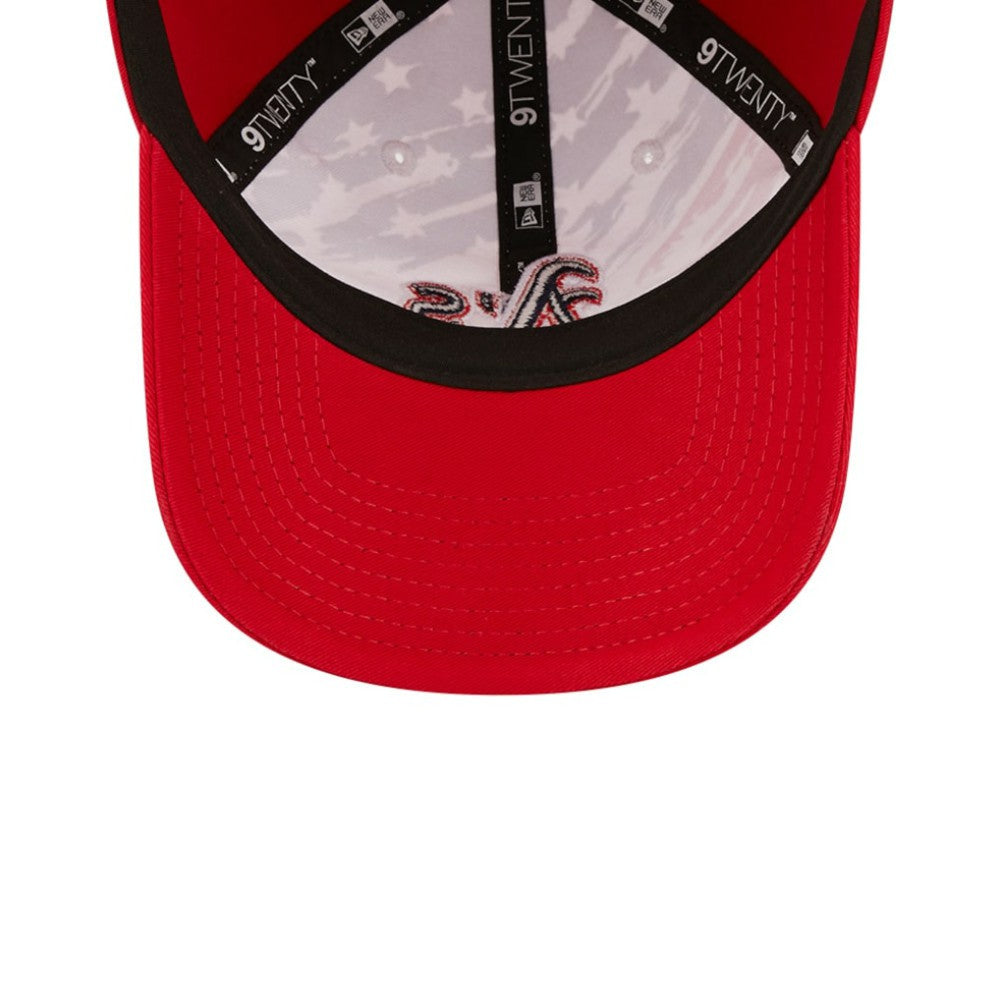 Red Athletics New Era 2022 4th of July 9TWENTY Adjustable Hat