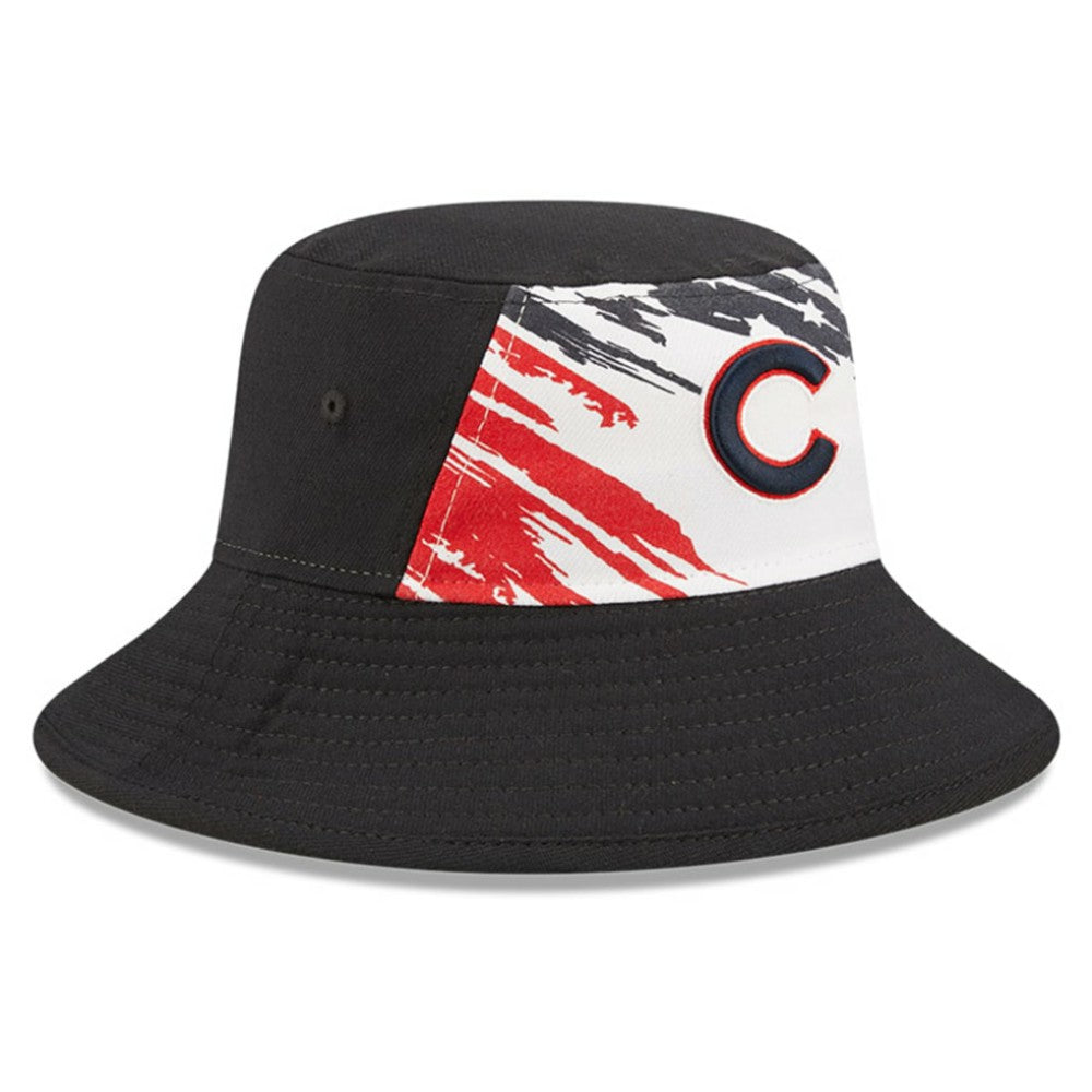 Navy Chicago Cubs New Era 2022 4th of July Bucket Hat