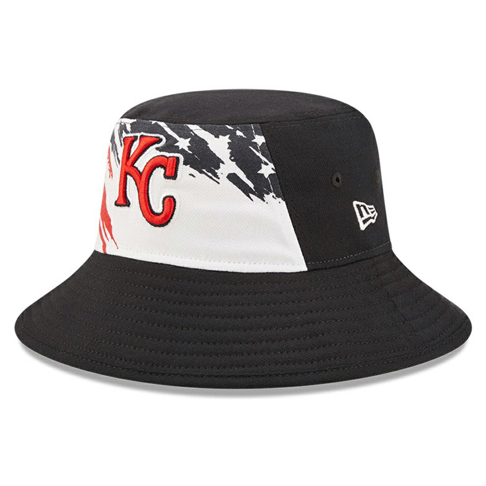 Navy Kansas City Royals New Era 2022 4th of July Bucket Hat