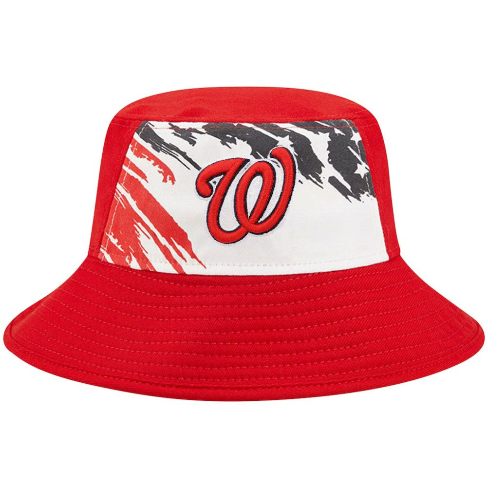 Red Washington Nationals New Era 2022 4th of July Bucket Hat