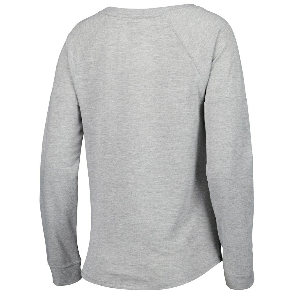 Juniors All Striped Up Raglan Long Sleeve T-Shirt - Las Vegas Raiders T-shirts