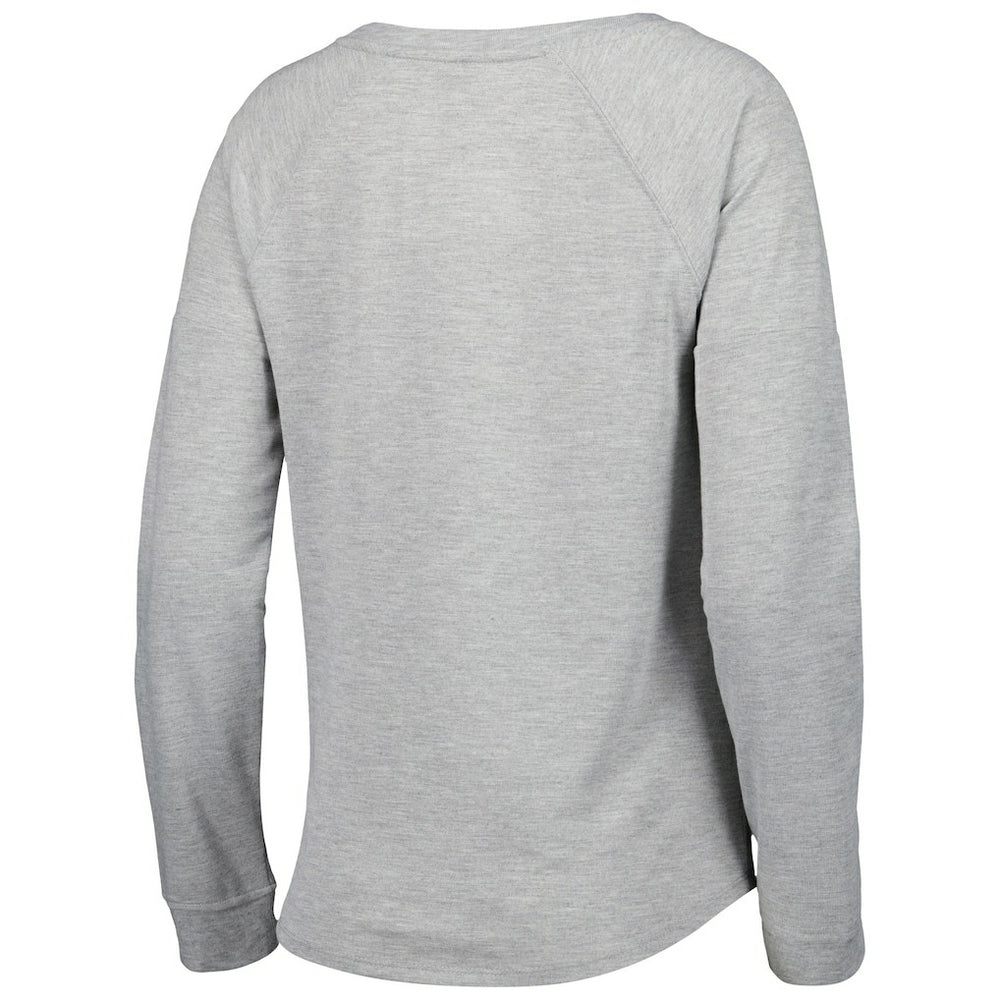 Juniors All Striped Up Raglan Long Sleeve T-Shirt - Las Vegas Raiders T-shirts