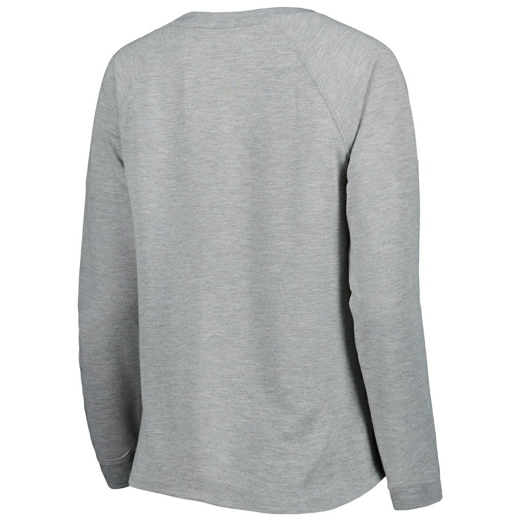 Juniors All Striped Up Raglan Long Sleeve T-Shirt - Minnesota Vikings T-shirts