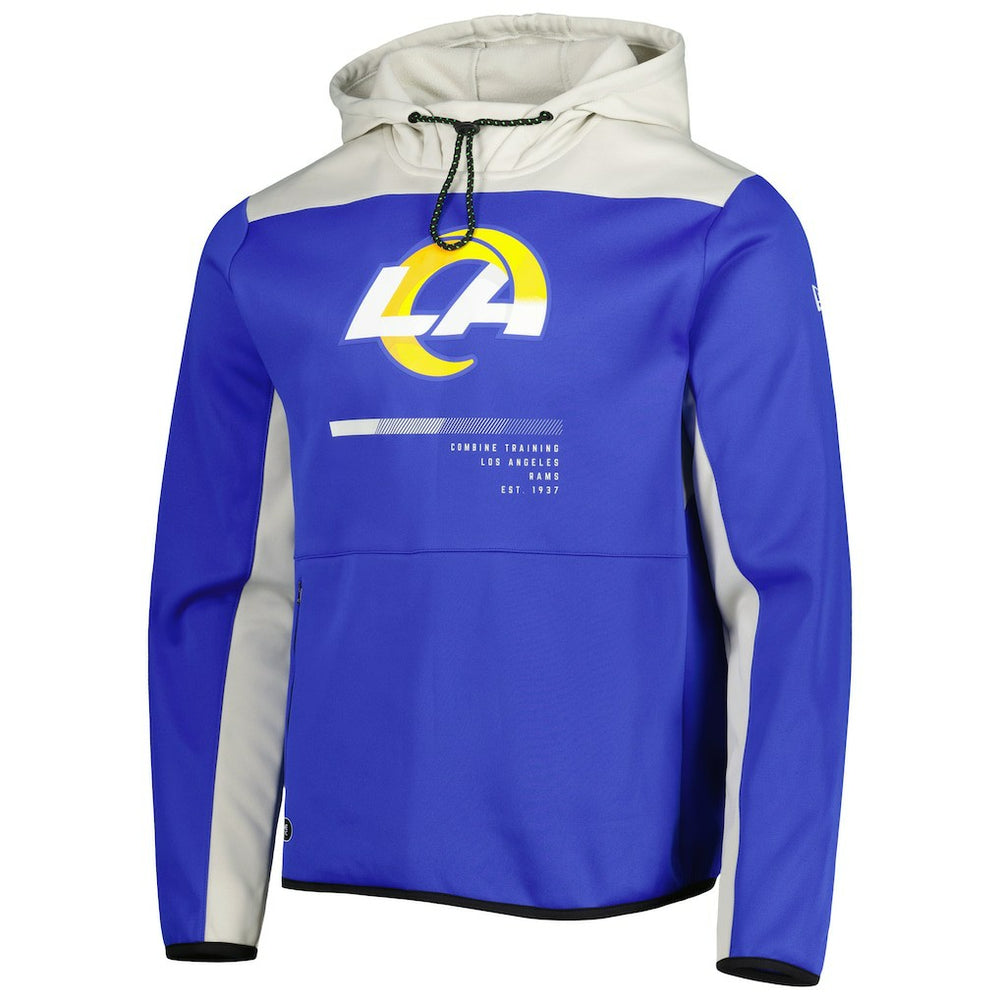 Combine Authentic Hard Hitter Pullover Hoodie - Los Angeles Rams Hoodies