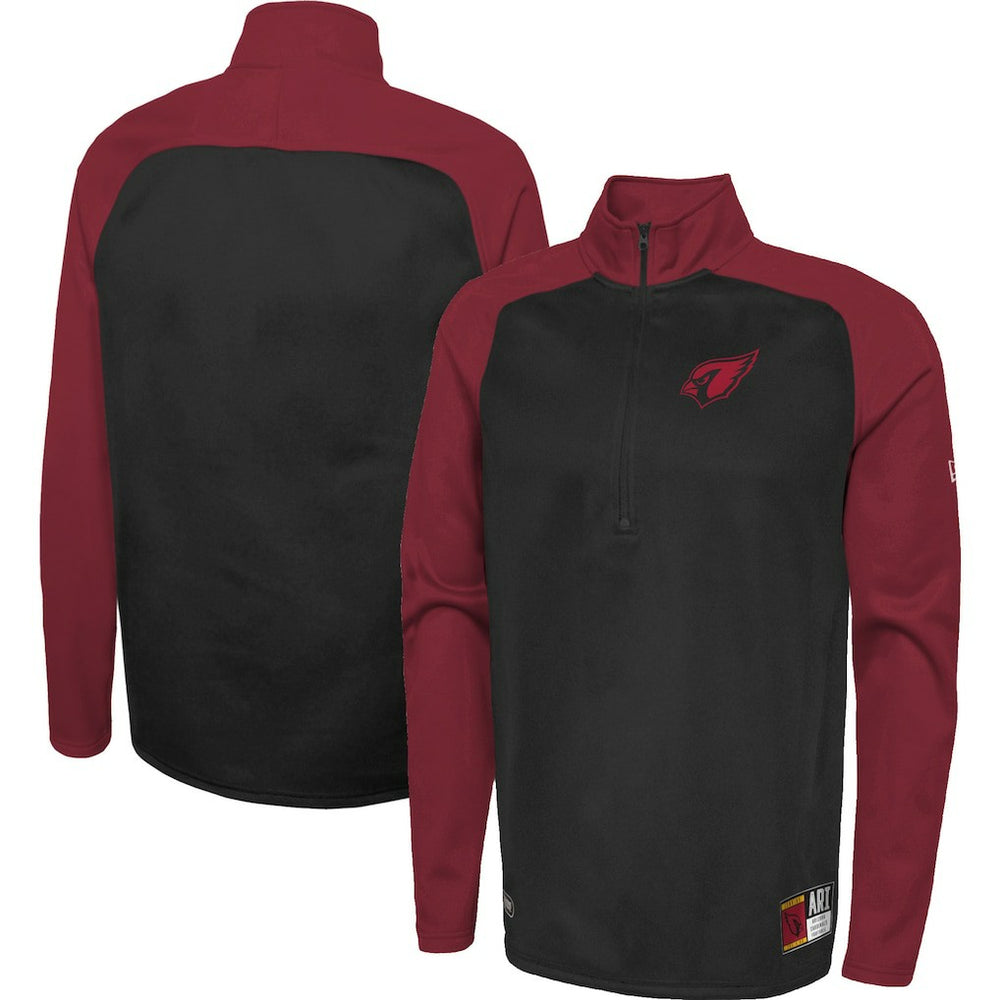 Combine Authentic O-Line Raglan Half-Zip Jacket - Arizona Cardinals Jackets
