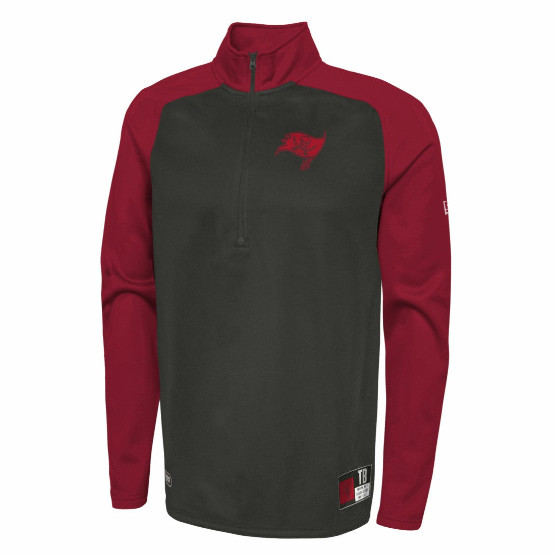 Combine Authentic O-Line Raglan Half-Zip Jacket - Tampa Bay Buccaneers Jackets