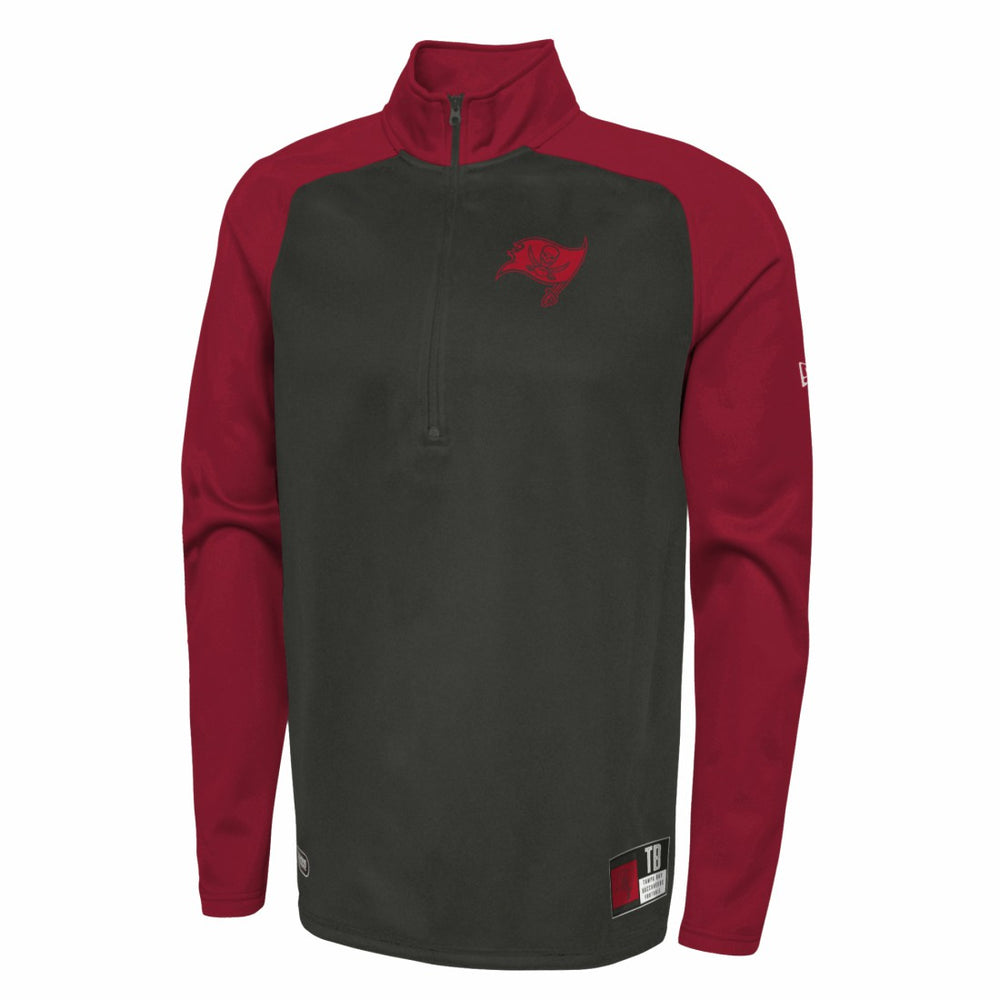 Combine Authentic O-Line Raglan Half-Zip Jacket - Tampa Bay Buccaneers Jackets