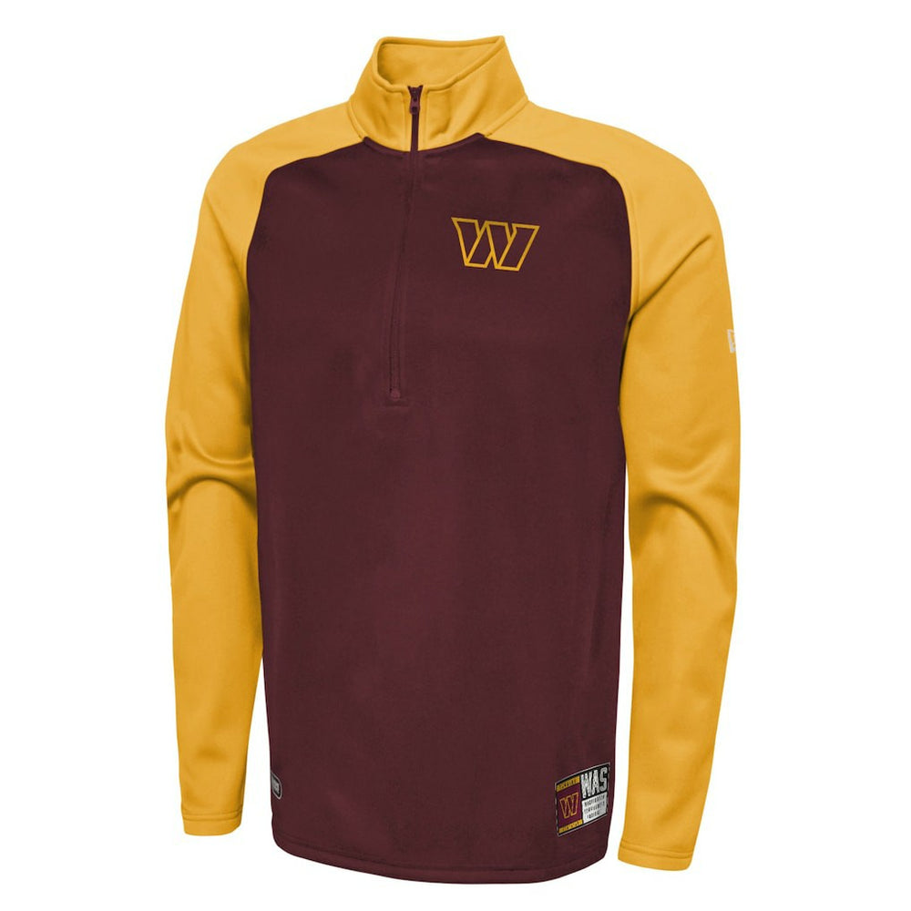 Combine Authentic O-Line Raglan Half-Zip Jacket - Washington Commanders Jackets