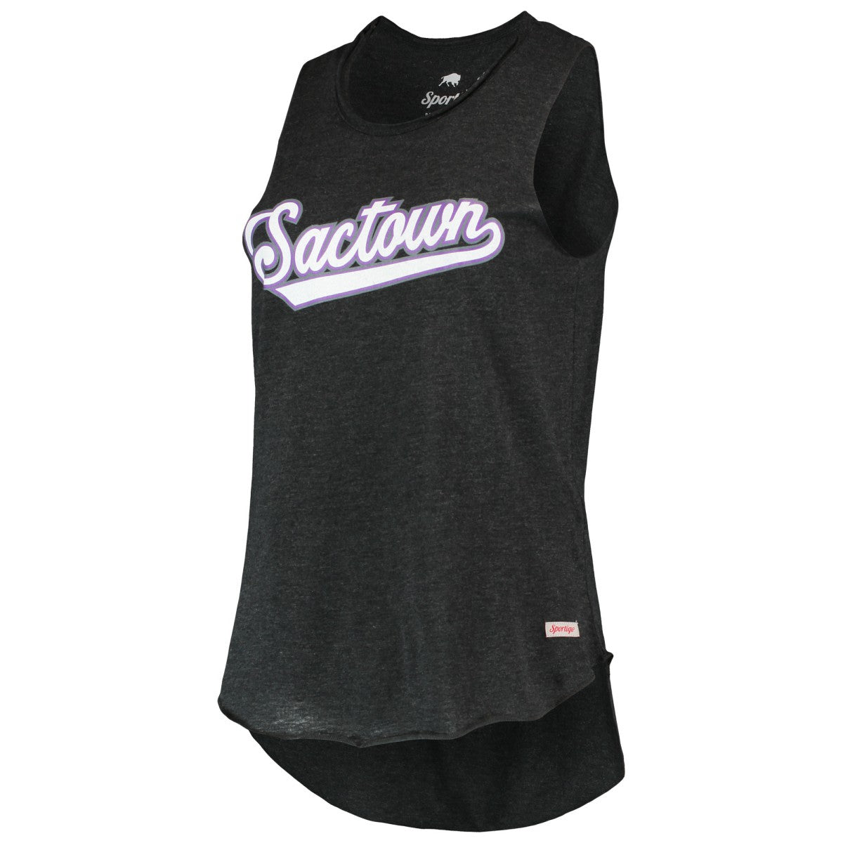 Sacramento Kings Sportiqe Women's Sactown Janie Tri-Blend Tank Top