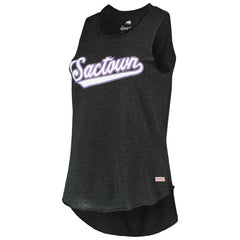 Sacramento Kings Sportiqe Women's Sactown Janie Tri-Blend Tank Top