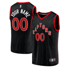 Fanatics Toronto Raptors Fast Break Replica Custom Jersey Black