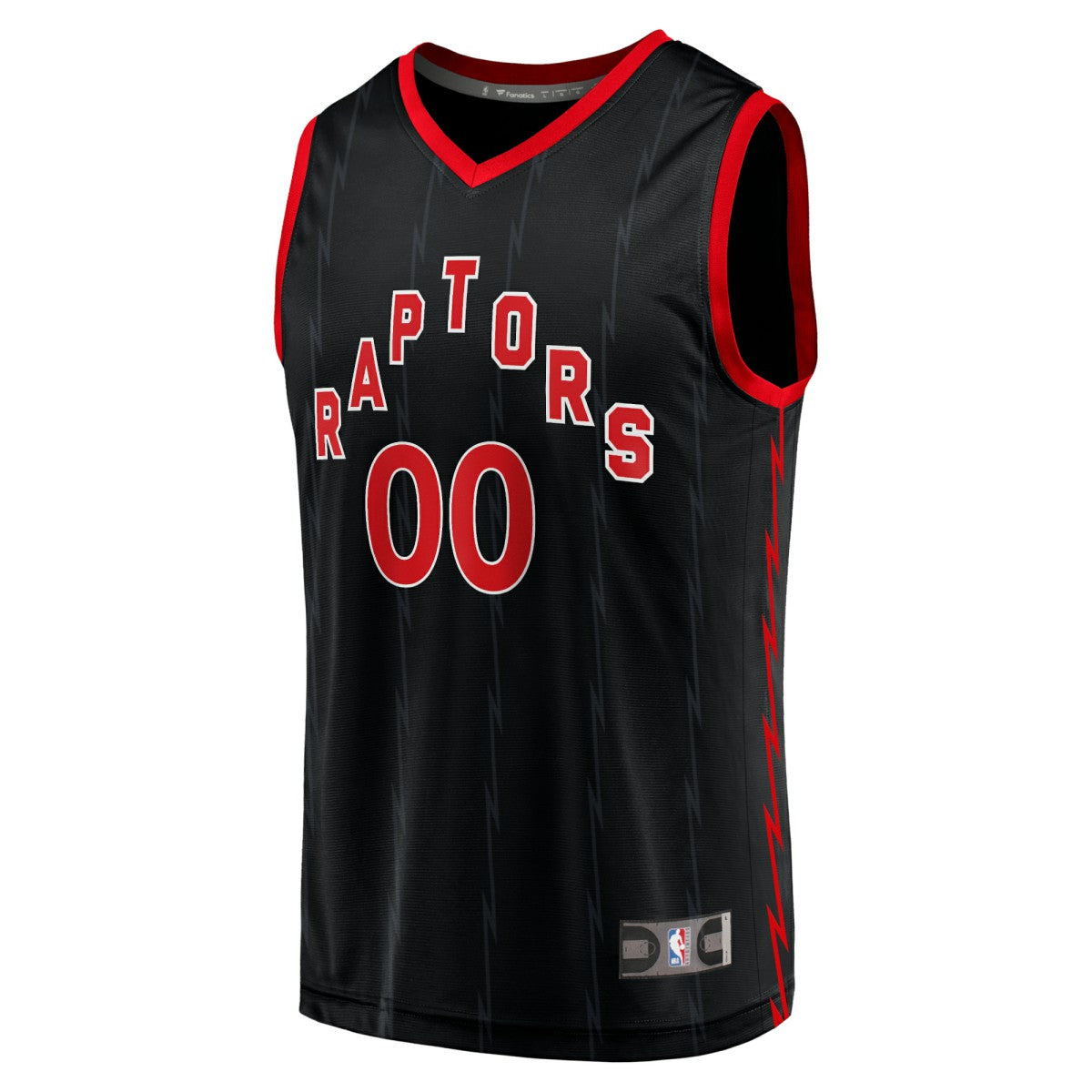 Fanatics Toronto Raptors Fast Break Replica Custom Jersey Black