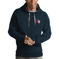 Philadelphia 76ers Antigua Victory Pullover Hoodie