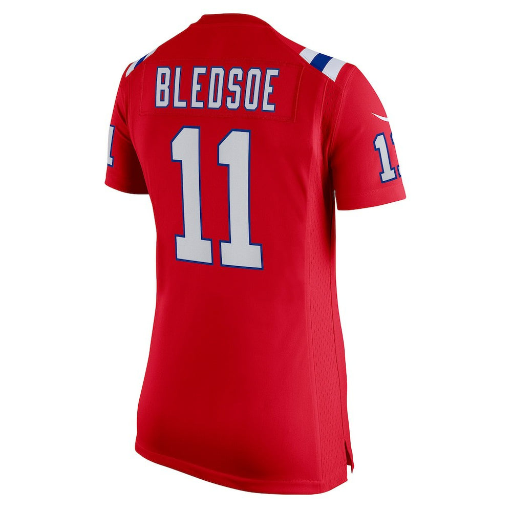 Drew Bledsoe  Women's Retired Game Jersey - New England Patriots Jerseys