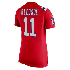 Drew Bledsoe  Women's Retired Game Jersey - New England Patriots Jerseys