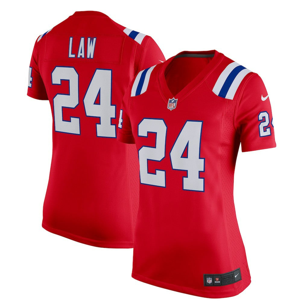 Ty Law  Women's Retired Game Jersey - New England Patriots Jerseys