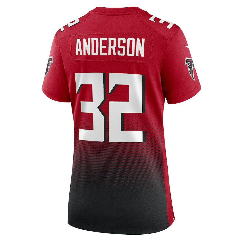 Jamal Anderson  Women's Retired Game Jersey - Atlanta Falcons Jerseys