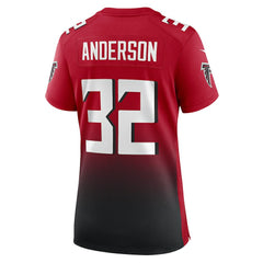 Jamal Anderson  Women's Retired Game Jersey - Atlanta Falcons Jerseys