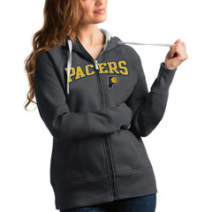 Indiana Pacers Antigua Women's Team Victory Full-Zip Hoodie