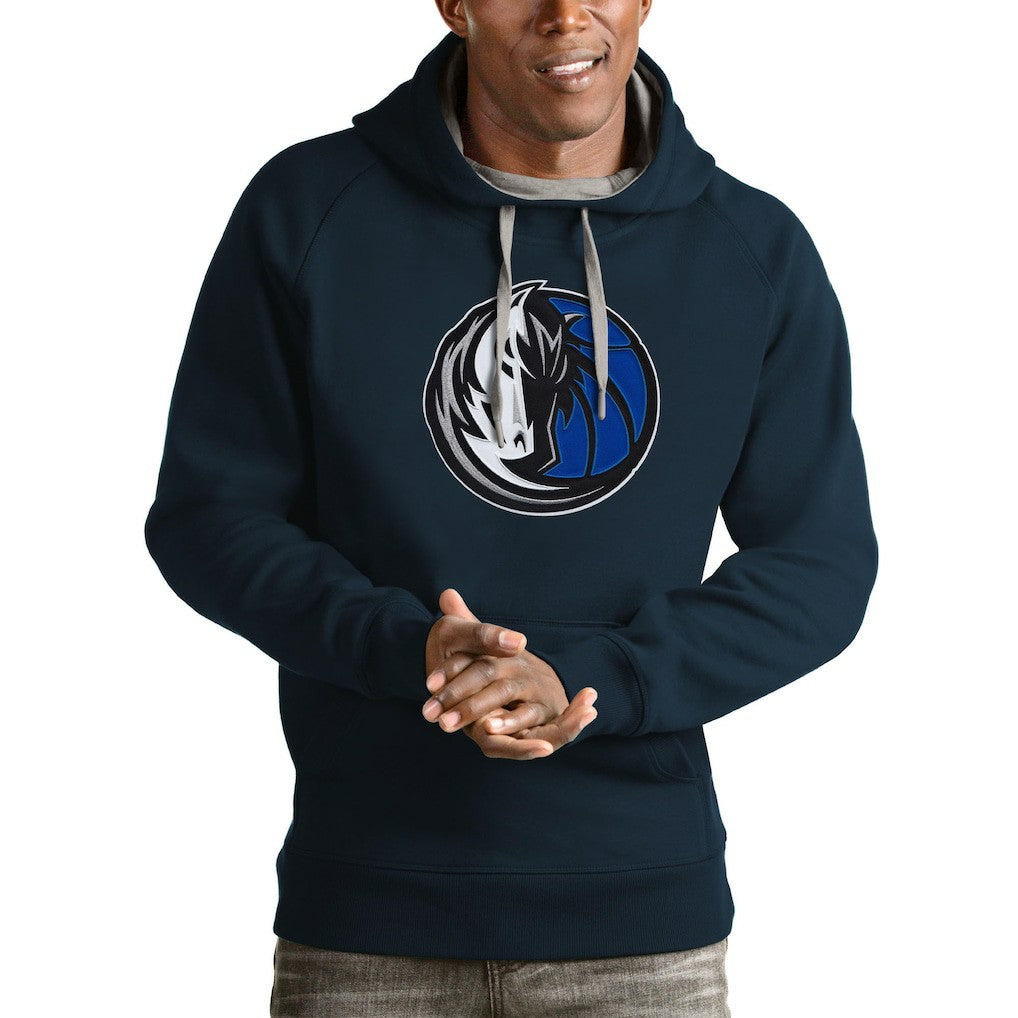 Dallas Mavericks Antigua Logo Victory Pullover Hoodie sale