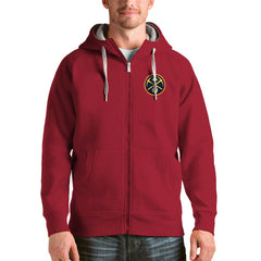 Denver Nuggets Antigua Logo Victory Full-Zip Hoodie sale